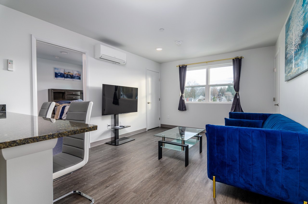 2 bedroom apartment living room Johnson City
