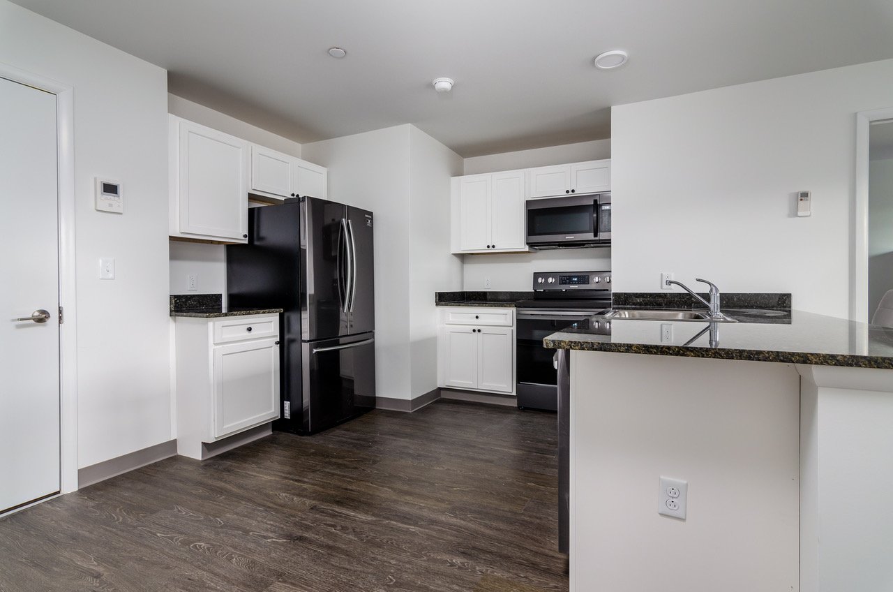 Master bedroom 2BR luxury apartment Johnson City