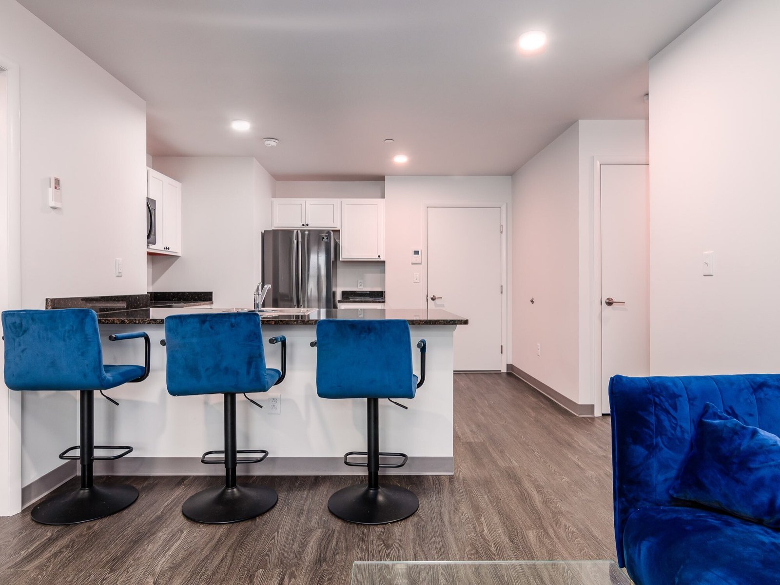 Contemporary kitchen design boutique apartments Grand Monarch